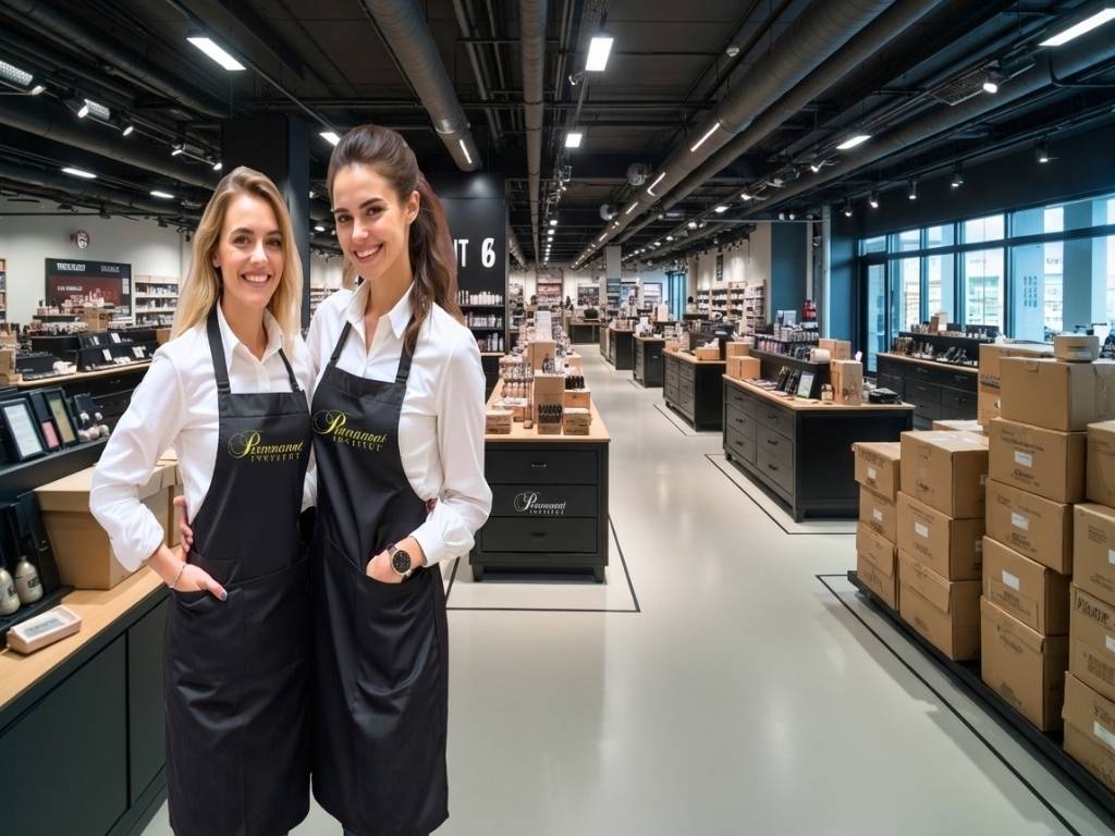 Kosmeticky v kosmetickem obchodu Permanent Institut